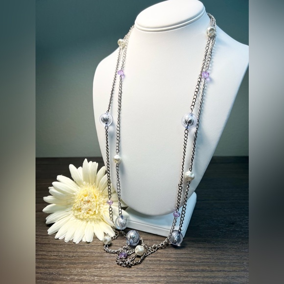 DOUBLE LAYER NECKLACE - Picture 6 of 6